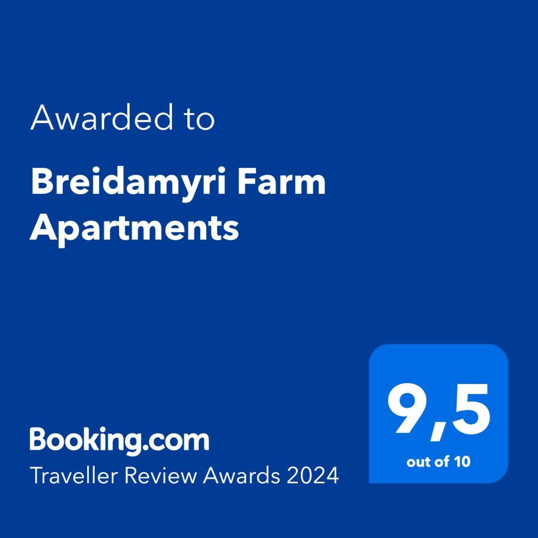 Breidamyri Farm Apartments Laugar (North Iceland) Exterior foto